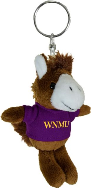 Western New Mexico University Plush Keychain