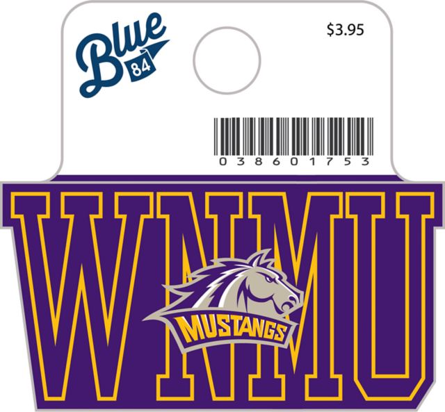 Western New Mexico University Mustangs Mini Sticker