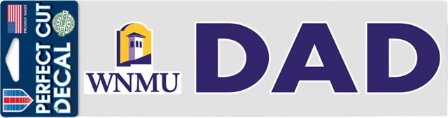 Western New Mexico University 3'' x 10'' Dad Decal