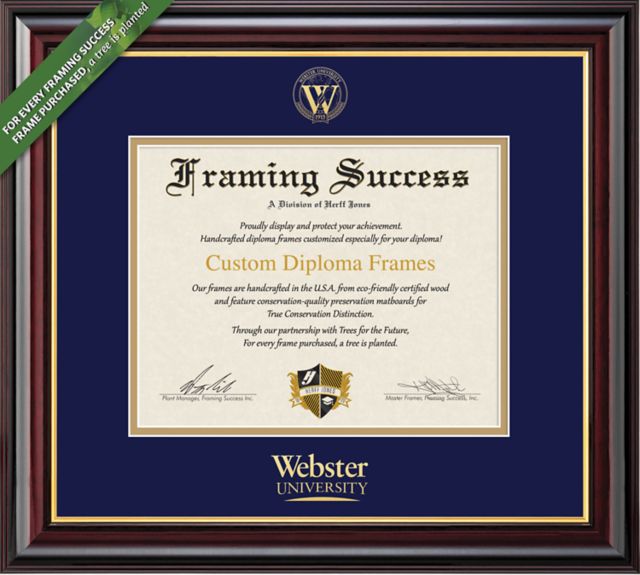 Webster University 11 x 14 Windsor Diploma Frame