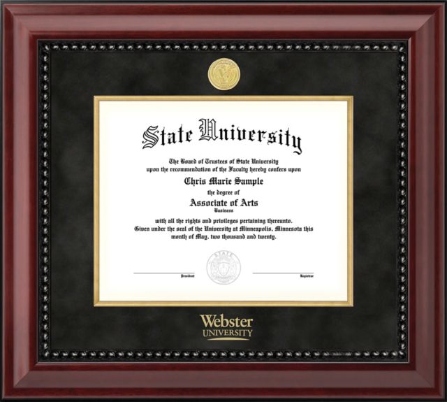Webster University 11'' x 14'' Summit Diploma Frame