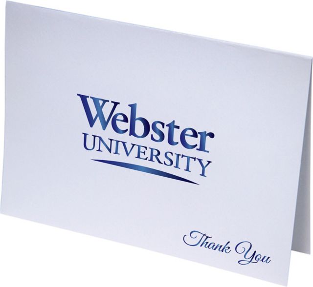 Webster University 10 Count Thank You Note Cards