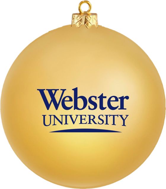 Webster University Shatterproof Round Ornament