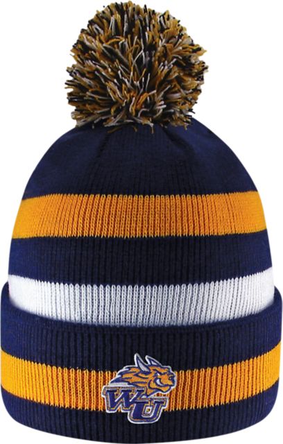 Webster University Gorloks Cuff Pom Knit Hat