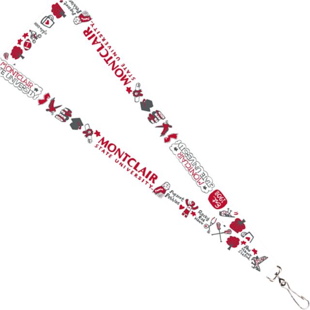 Montclair State University Julia Gash 3-4'' Satin Lanyard