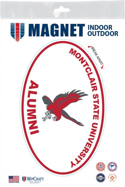 Montclair State University 3.5x5.5 Macot Alumni Magnet