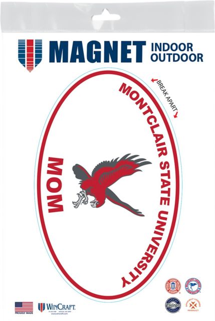 Montclair State University Mom 3.5 x 5.5 Oval Magnet