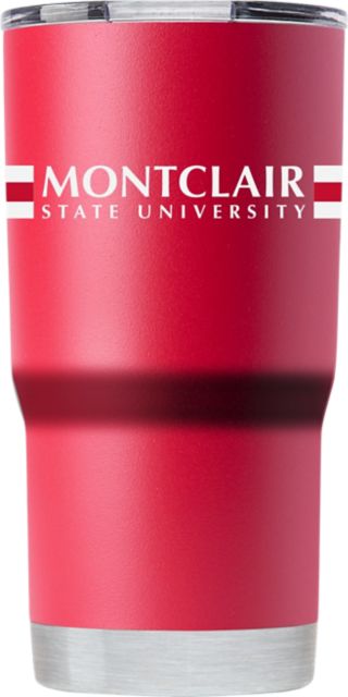 Montclair State University 20 oz. Vacuum Insulated Striped Tumbler