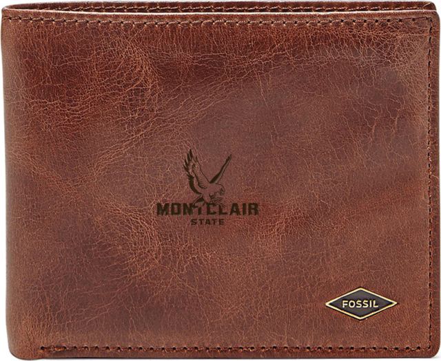 Fossil Leather Ryan RFID Flip ID Bifold - Dark Brown - ONLINE ONLY