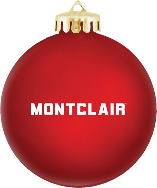 Montclair State University Round Shatterproof Ornament
