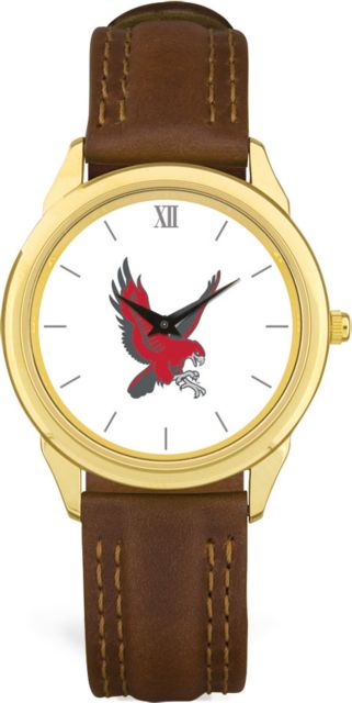 CSI Brownleather Wristwatch With  Colored Medallion - ONLINE ONLY