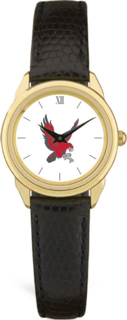 CSI Women's Black Leather Watch(Gift Boxed) With Colored Medallion - ONLINE ONLY