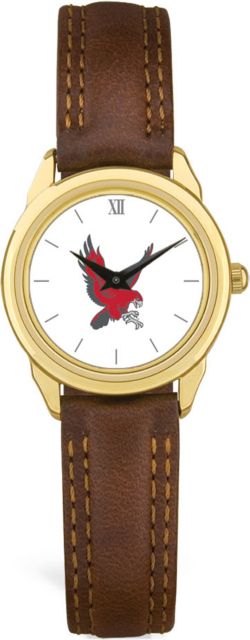 CSI Withomens Browithn Leather Withatch With Colored Medallion - ONLINE ONLY