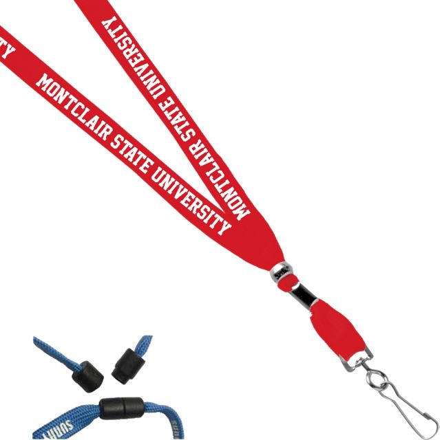 Montclair State University 3/8'' Breakaway Lanyard