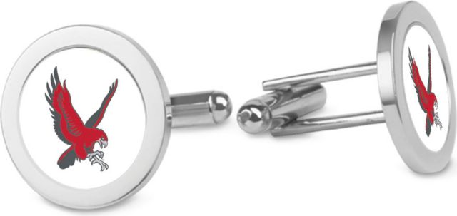 CSI Silver Cufflinks (Gift Boxed) With Colored Medallion - ONLINE ONLY