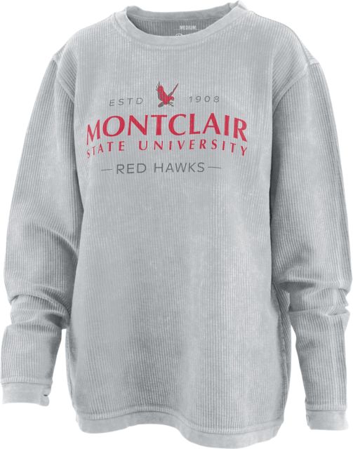 Montclair State University Red Hawks Women's Corduroy Crewneck Sweatshirt