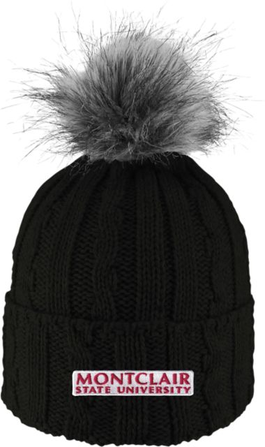 Montclair State University Women's Fur Pom Beanie