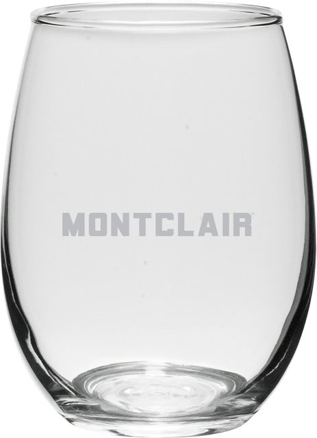 Montclair State University 21 oz. Stemless Wine Glass