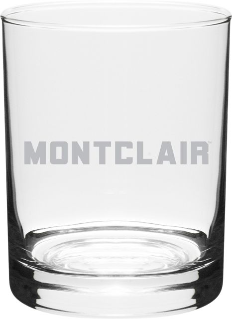 Montclair State University 16 oz. Double Old Fashioned Glass