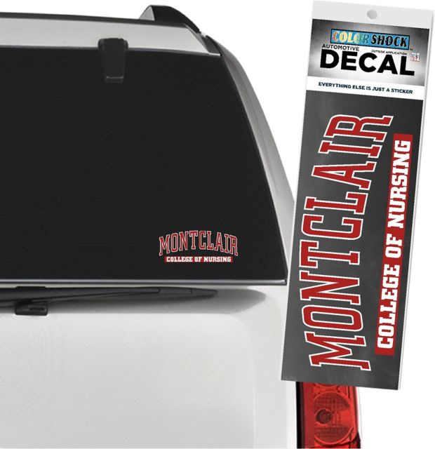 Montclair State University Nursing Decal