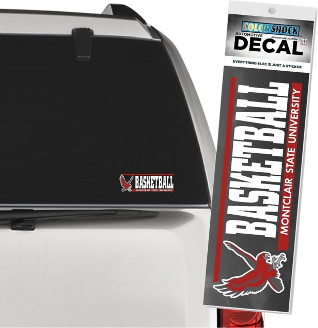 Montclair State University Red Hawks Basketball Decal