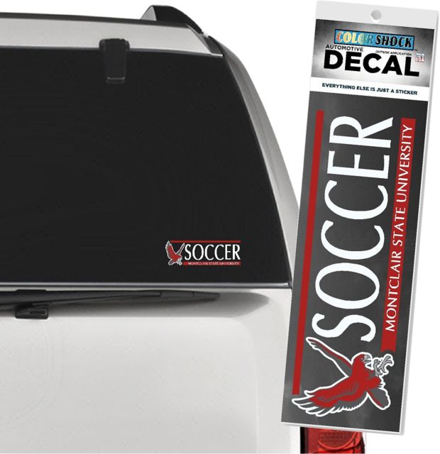 Montclair State University Red Hawks Soccer Decal