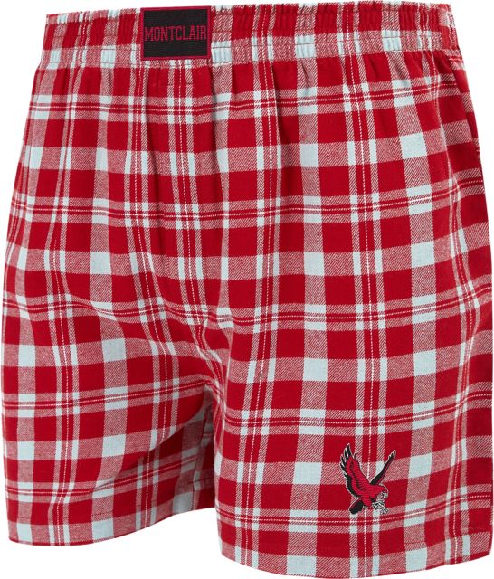 Montclair State University Red Hawks Flannel Boxers