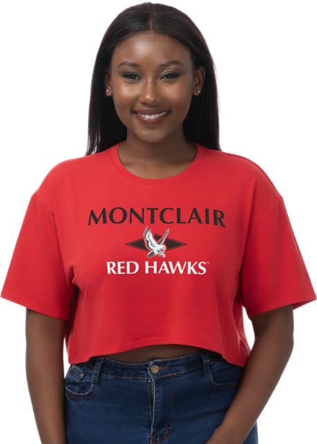 Montclair State University Women's Boxy Cropped Short Sleeve T-Shirt