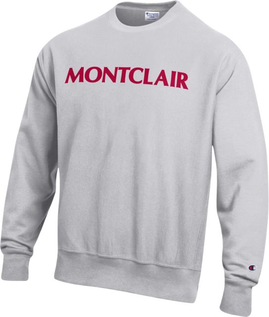 Montclair State University Reverse Weave Crewneck Sweatshirt