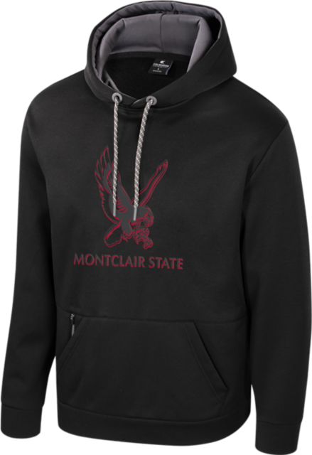 Montclair State University Red Hawks Black Out Hooded Sweatshirt