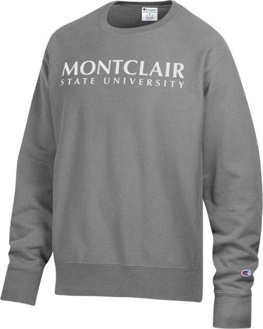Montclair State University Reverse Weave Crewneck Sweatshirt