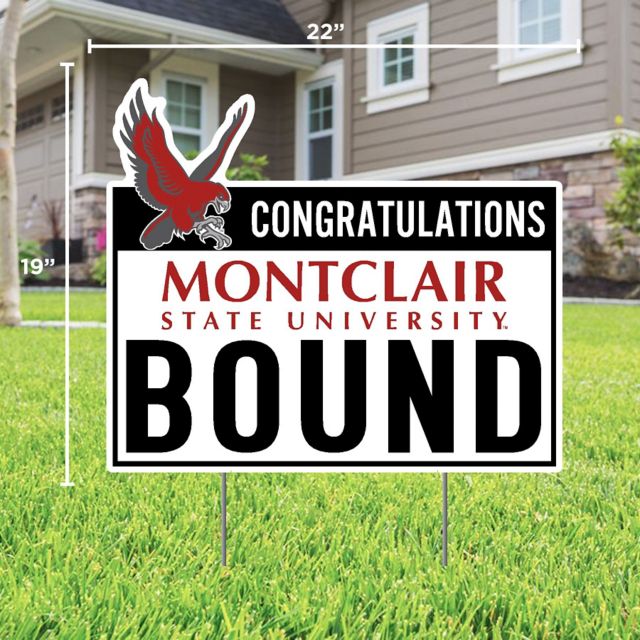 Montclair State University 22x19 Lawn Sign