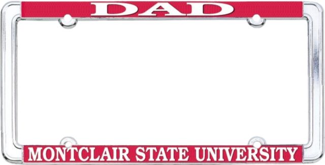 Montclair State University Dad License Plate Frame