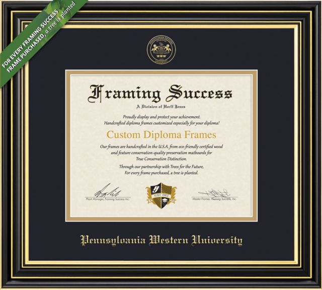 Pennsylvania Western University 8.5'' x 11'' Prestige Diploma Frame