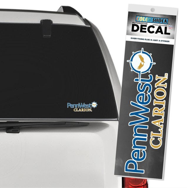 PennWest Clarion Decal