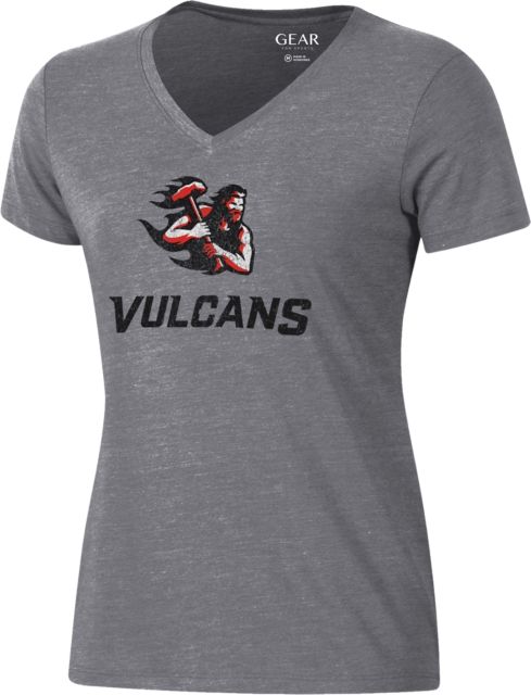 Pennwest California Vulcans Women's V-Neck Short Sleeve T-Shirt