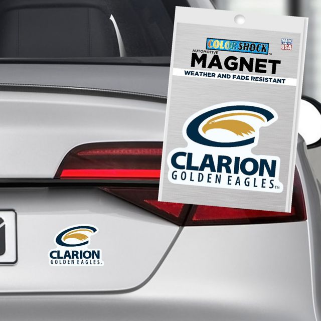 PennWest Clarion Golden Eagles 4 x 4 Magnet