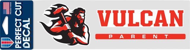 Pennwest California Vulcans Parent 3'' x 10'' Perfect Cut Decal