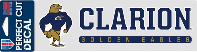 PennWest Clarion Golden Eagles 3x10 Decal