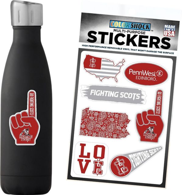 PennWest Edinboro Sticker Sheet