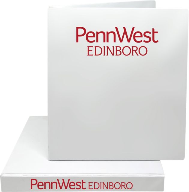 PennWest Edinboro 1'' Vinyl Binder
