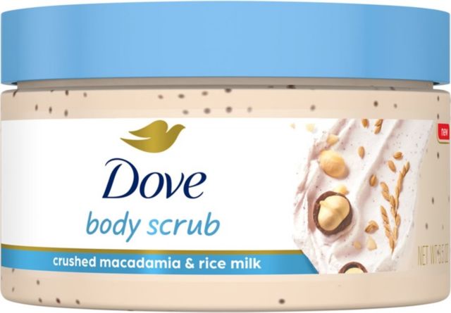 DOVE SCRUB MAC RICE MILK
