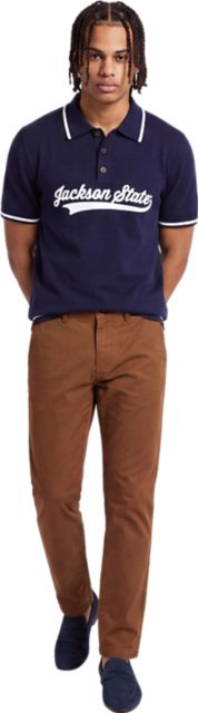 Jackson State University Knit Varsity Polo