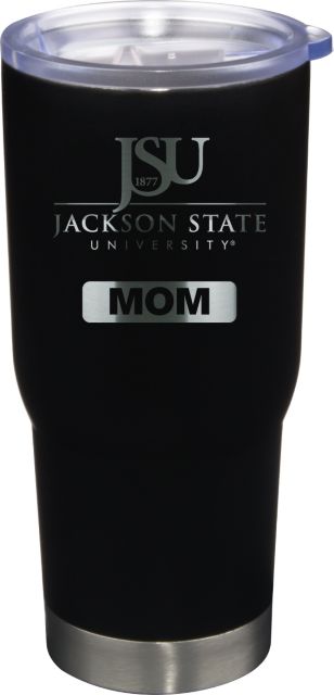 22 oz Matte Black Stainless Steel Tumbler Mom