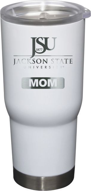 22 oz White Stainless Steel Tumbler Mom