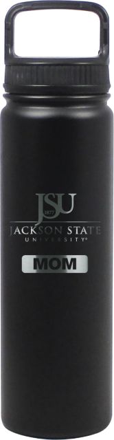 24 oz Matte Black Stainless Steel Water Bottle Mom