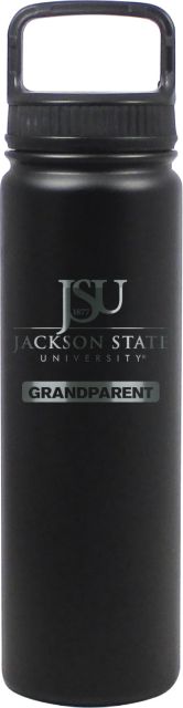 24 oz Matte Black Stainless Steel Water Bottle Grandparent