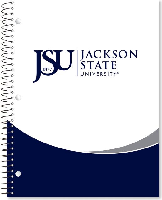 Jackson State University 1 Subject 70 Sheet Notebook