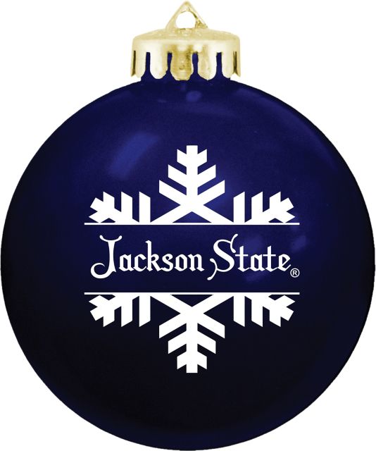 Jackson State University Shatterproof Round Ornament