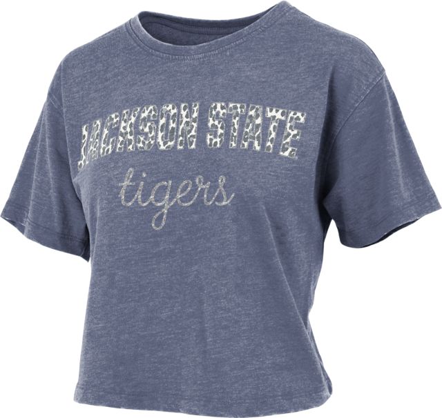 Jackson State University Women's Cropped Short Sleeve T-Shirt